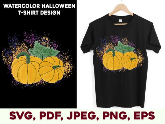 Pumpkins in Watercolor Style: A Designer's Review