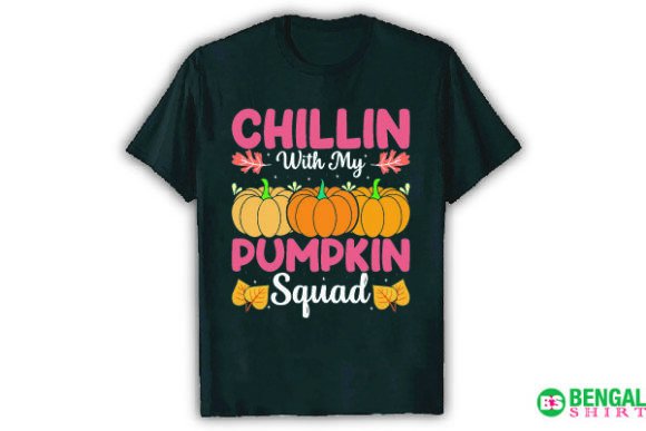 Review: Chillin with My Pumpkin Squad Shirt Design