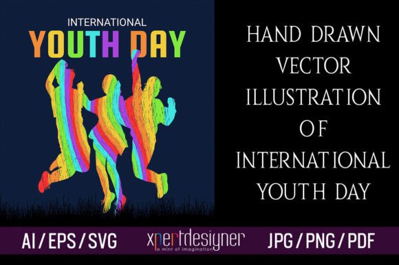 Reviewing International Youth Day Vector Design-01 for Stitch