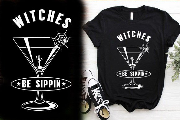 Witches Be Sippin': A Designer's Take on This Trendy Tee